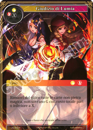 LEL1-IT072 Giudizio di Lumia rara normale (IT) -NEAR MINT-
