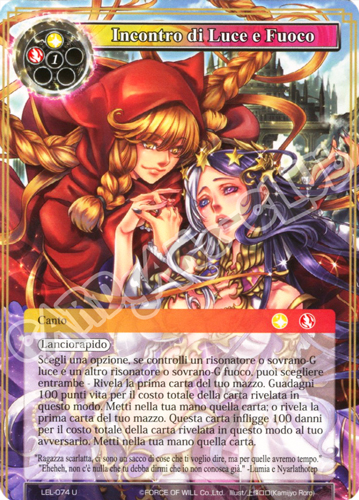 LEL1-IT074 Incontro di Luce e Fuoco non comune normale (IT) -NEAR MINT-