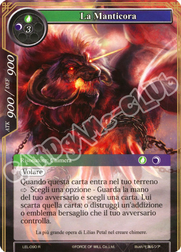 LEL1-IT090 La Manticora rara normale (IT) -NEAR MINT-