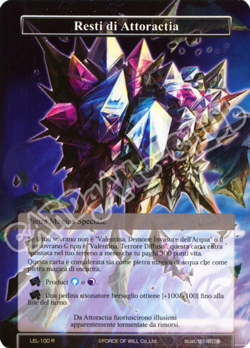 LEL1-IT100 Resti di Attoractia rara normale (IT) -NEAR MINT-