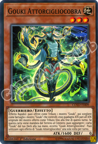 COTD-IT009 Gouki Attorcigliacobra super rara 1a Edizione (IT) -NEAR MINT-