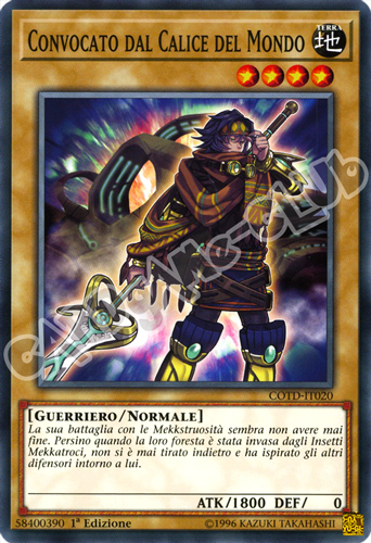 COTD-IT020 Convocato dal Calice del Mondo comune 1a Edizione (IT) -NEAR MINT-