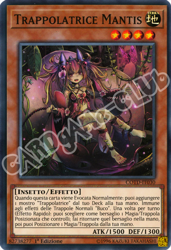 COTD-IT030 Trappolatrice Mantis super rara 1a Edizione (IT) -NEAR MINT-