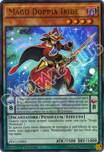 PEVO-IT003 Mago Doppia Iride ultra rara 1a Edizione (IT) -NEAR MINT-