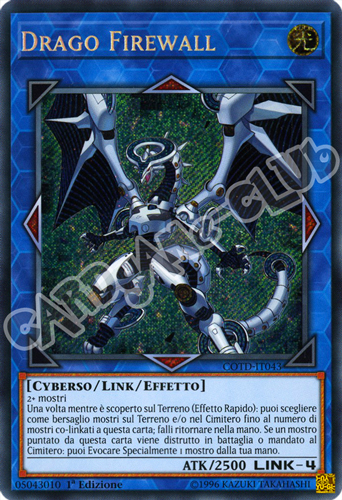 COTD-IT043 Drago Firewall rara segreta 1a Edizione (IT) -NEAR MINT-
