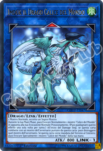 COTD-IT047 Imduk il Drago Calice del Mondo rara 1a Edizione (IT) -NEAR MINT-