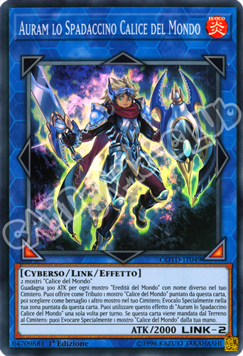 COTD-IT049 Auram lo Spadaccino Calice del Mondo super rara 1a Edizione (IT) -NEAR MINT-