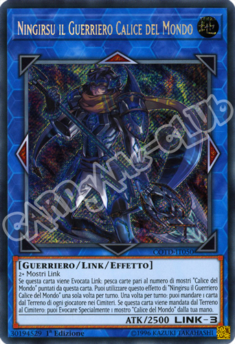 COTD-IT050 Ningirsu il Guerriero Calice del Mondo rara segreta 1a Edizione (IT) -NEAR MINT-