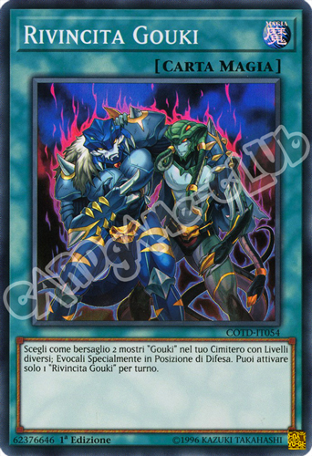 COTD-IT054 Rivincita Gouki super rara 1a Edizione (IT) -NEAR MINT-