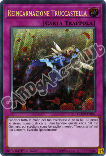 COTD-IT068 Reincarnazione Truccastella rara segreta 1a Edizione (IT) -NEAR MINT-