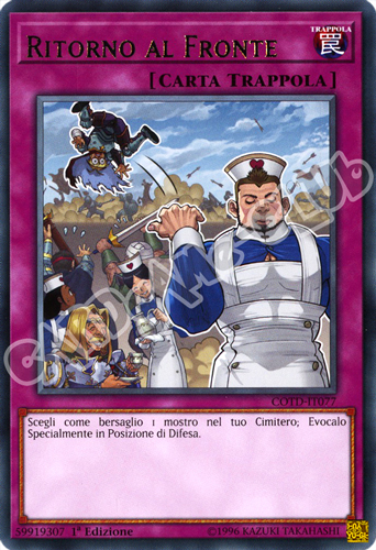 COTD-IT077 Ritorno al fronte rara 1a Edizione (IT) -NEAR MINT-