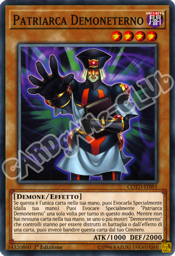 COTD-IT091 Patriarca Demoneterno comune 1a Edizione (IT) -NEAR MINT-