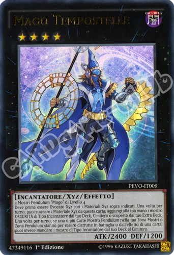PEVO-IT009 Mago Tempostelle ultra rara 1a Edizione (IT) -NEAR MINT-