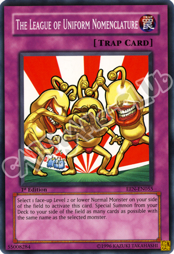 EEN-EN055 The League of Uniform Nomenclature comune 1st Edition (EN) -NEAR MINT-