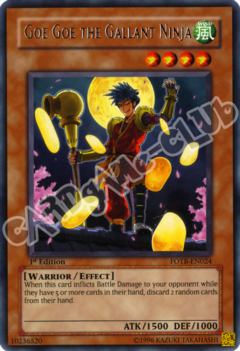FOTB-EN024 Goe Goe the Gallant Ninja rara 1st Edition (EN) -NEAR MINT-