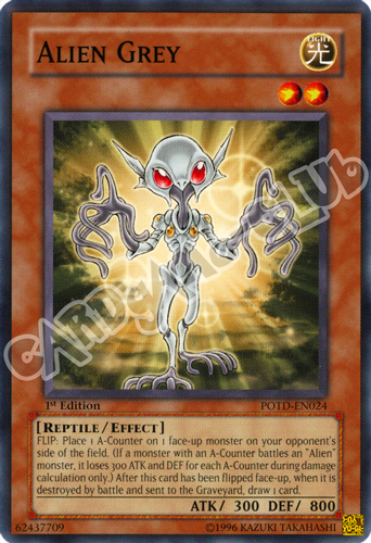 POTD-EN024 Alien Grey comune 1st edition (EN) -NEAR MINT-