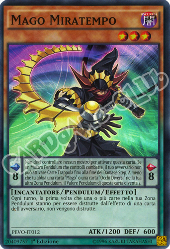 PEVO-IT012 Mago Miratempo super rara 1a Edizione (IT) -NEAR MINT-