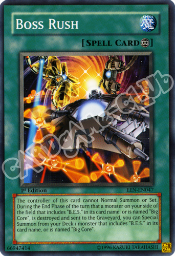 EEN-EN047 Boss Rush comune 1st Edition (EN) -NEAR MINT-