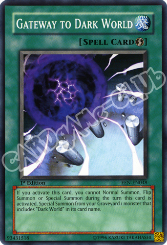 EEN-EN048 Gateway to Dark World comune 1st Edition (EN) -NEAR MINT-