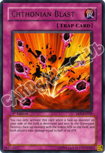 EEN-EN050 Chthonian Blast rara 1st Edition (EN) -NEAR MINT-