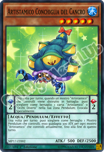 MP17-IT002 Artistamico Conchiglia del Cancro comune 1a Edizione (IT) -NEAR MINT-