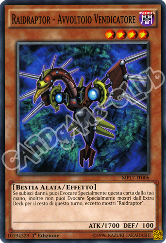 MP17-IT006 Raidraptor - Avvoltoio Vendicatore comune 1a Edizione (IT) -NEAR MINT-