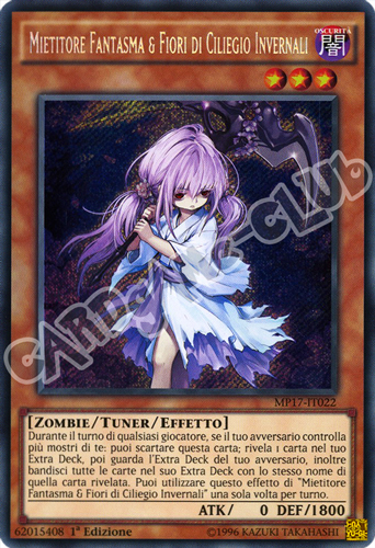 MP17-IT022 Mietitore Fantasma & Fiori di Ciliegio Invernali rara segreta 1a Edizione (IT) -NEAR MINT-