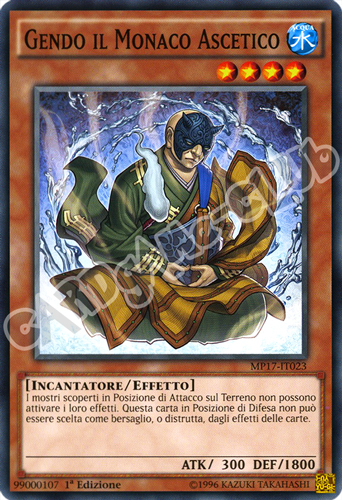 MP17-IT023 Gendo il Monaco Ascetico comune 1a Edizione (IT) -NEAR MINT-