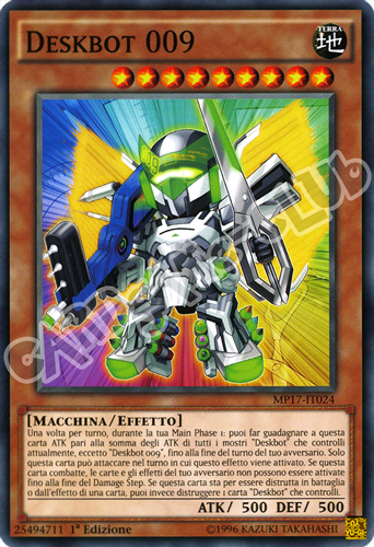 MP17-IT024 Deskbot 009 comune 1a Edizione (IT) -NEAR MINT-