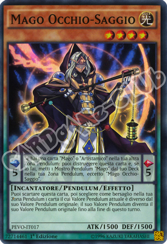 PEVO-IT017 Mago Occhio-Saggio super rara 1a Edizione (IT)  -GOOD-