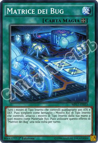 MP17-IT033 Matrice dei Bug comune 1a Edizione (IT) -NEAR MINT-