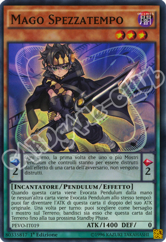 PEVO-IT019 Mago Spezzatempo super rara 1a Edizione (IT) -NEAR MINT-