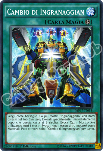 MP17-IT053 Cambio di Ingranaggian comune 1a Edizione (IT) -NEAR MINT-