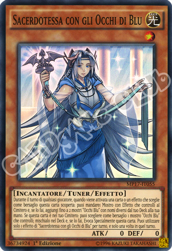 MP17-IT055 Sacerdotessa con gli Occhi di Blu super rara 1a Edizione (IT) -NEAR MINT-