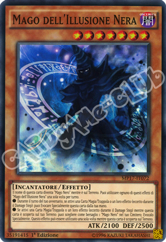 MP17-IT072 Mago dell'Illusione Nera super rara 1a Edizione (IT) -NEAR MINT-