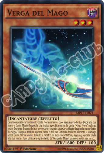 MP17-IT074 Verga del Mago super rara 1a Edizione (IT) -NEAR MINT-