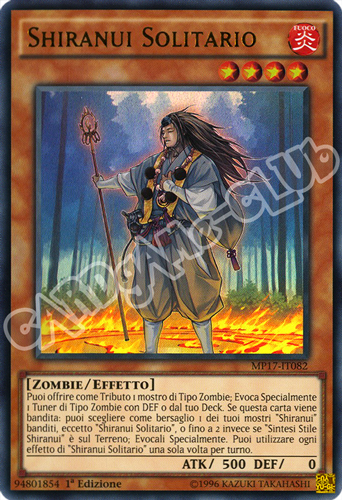 MP17-IT082 Shiranui Solitario ultra rara 1a Edizione (IT) -NEAR MINT-