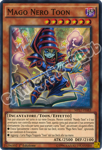 MP17-IT083 Mago Nero Toon super rara 1a Edizione (IT) -NEAR MINT-