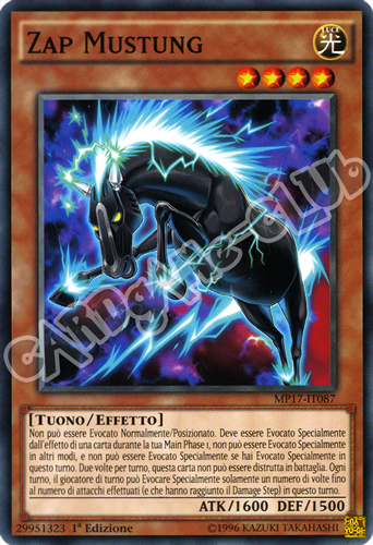 MP17-IT087 Zap Mustung comune 1a Edizione (IT) -NEAR MINT-