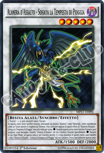 MP17-IT096 Alanera d'Assalto - Sohaya la Tempesta di Pioggia comune 1a Edizione (IT) -NEAR MINT-