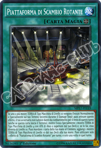 MP17-IT119 Piattaforma di Scambio Rotante comune 1a Edizione (IT) -NEAR MINT-
