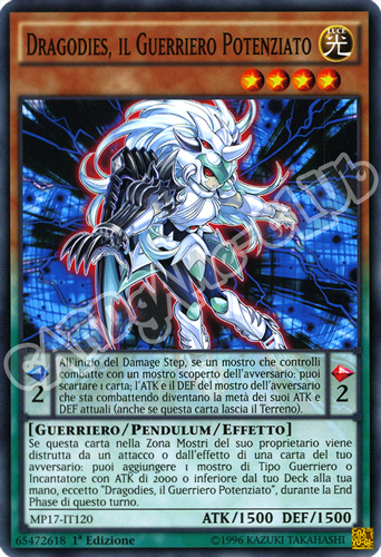 MP17-IT120 Dragodies, il Guerriero Potenziato comune 1a Edizione (IT) -NEAR MINT-