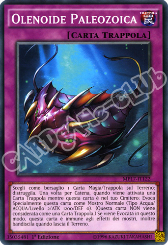 MP17-IT122 Olenoide Paleozoica comune 1a Edizione (IT) -NEAR MINT-