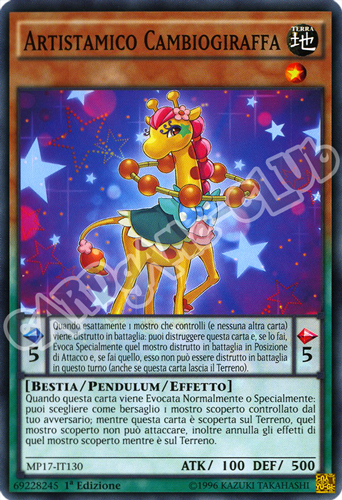 MP17-IT130 Artistamico Cambiogiraffa comune 1a Edizione (IT) -NEAR MINT-