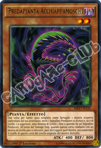 MP17-IT131 Predapianta Acchiappamosche rara 1a Edizione (IT) -NEAR MINT-