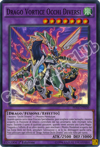 PEVO-IT030 Drago Vortice Occhi-Diversi super rara 1a Edizione (IT) -NEAR MINT-