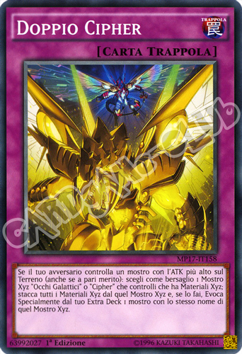 MP17-IT158 Doppio Cipher comune 1a Edizione (IT) -NEAR MINT-