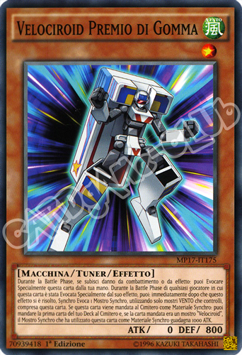 MP17-IT175 Velociroid Premio di Gomma comune 1a Edizione (IT) -NEAR MINT-