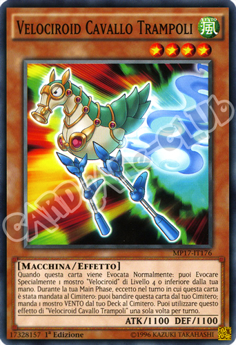 MP17-IT176 Velociroid Cavallo Trampoli comune 1a Edizione (IT) -NEAR MINT-