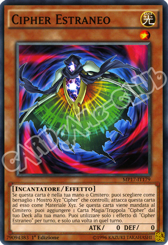 MP17-IT179 Cipher Estraneo comune 1a Edizione (IT) -NEAR MINT-